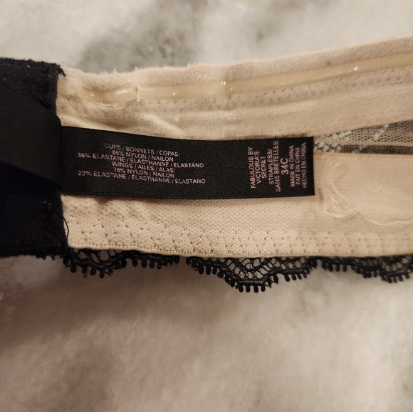 Fabulous by Victoria Secret Strapless Bra Leapord Print & Lace Size 34C - Picture 5 of 9